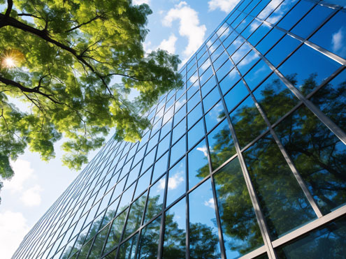 An energy efficient office building with Sonic windows